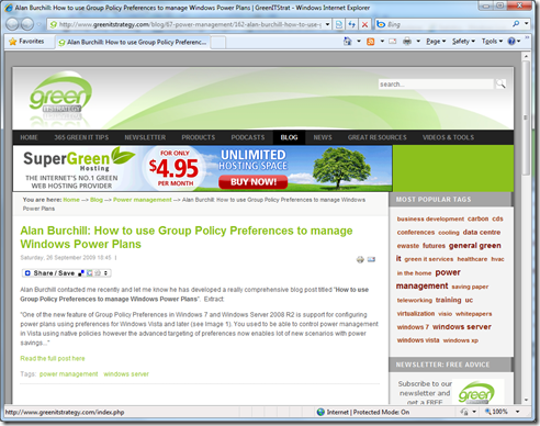 See my Group Policy article re-published Here and HERE!!