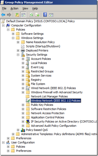 How to use Group Policy to black/white list wireless networks in Vista & Windows 7