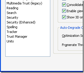 Image 10. "Updater" removed from Preferences