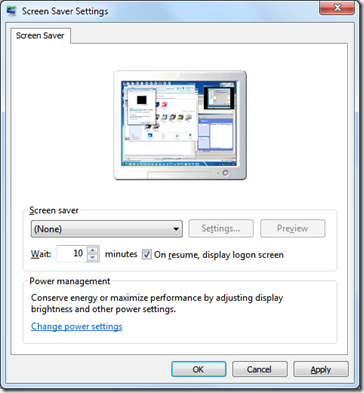 How to use Group Policy to allow the users to chose any screensaver except (None)