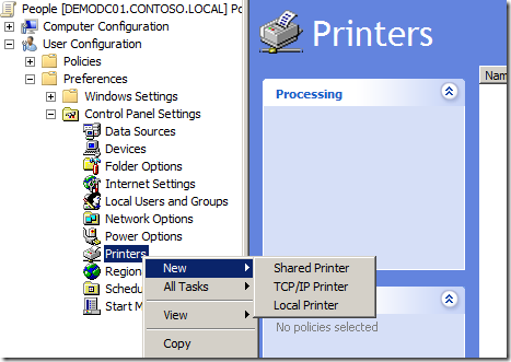 Group Policy FAQ #2: How do you map a printer using Group Policy Preferences?