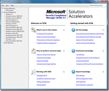 Security Compliance Manager (SCM) v2.5 Out Now