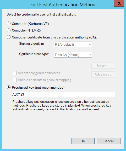Why you should never use a Preshared Key with IPSEC